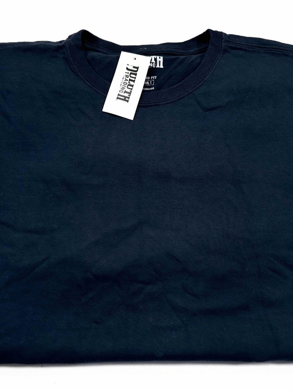 Duluth Trading Co Men's L Longtail T-Shirt Navy Blue Short Sleeve NEW NWT